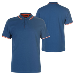 Custom Men's Casual Golf T-Shirt 100% Cotton Jersey Fabric Half Sleeve Button-<b>Down</b> Solid Pattern Summer-Style Square Collar - Product Image 4