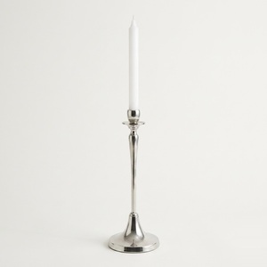 Vintage Design <b>Candlestick</b> <b>Silver</b> Plated Classical Maiden Sculpture Candle Holder for Luxury Home Decor and Wedding - Product Image 2