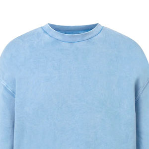 Sudadera de cuello redondo sin capucha, de secado rápido y transpirable para hombre, de felpa francesa, al por mayor, con impresión digital. - Product Image 3