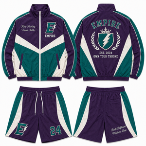 Conjunto Cortavientos con Capucha Estilo Y2K para Hombre, Venta al Por Mayor, Fabricante OEM, Diseño con Logotipo Personalizado, Uniforme de Equipo de Primera Calidad - Product Image 6