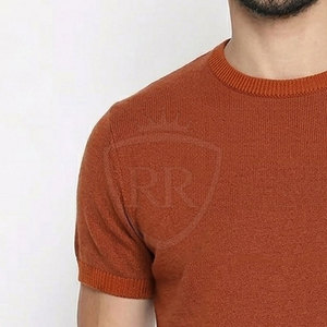Camiseta Básica de Moda para Hombre, Camisetas Casuales para Gimnasio, Elásticas, 100% Algodón, Ligeras, Transpirables, para Entrenamiento, Uso Diario, Manga Corta - Product Image 3