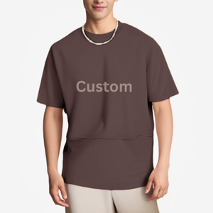 เสื้อยืดทรงบ็อกซี่พรีเมียมสำหรับผู้ชาย แฟชั่นลำลอง ขายส่ง - Product Image 5