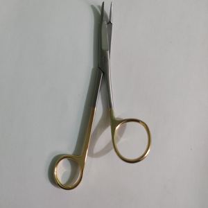 Mini soporte de aguja TC Gillies para instrumentos quirúrgicos, pinzas de aguja Gillies de alta calidad, agarre suave, calidad superior - Product Image 1