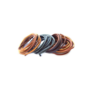 Luxury Leather <b>Shoelaces</b> for Fashionable Footwear - Product Image 3