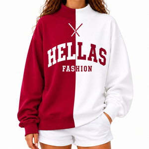 Sudadera de Cuello Alto para Mujer, Uso Diario, Marca Privada, Fábrica OEM - Product Image 1