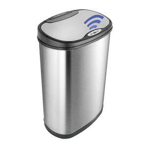 Cestino Automatico da 13 Galloni in Acciaio Inossidabile con Sensore di Movimento, Coperchio a Chiusura Morbida, Senza Contatto, Argento - Product Image 4
