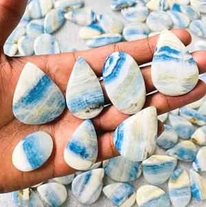 Natural <b>Blue</b> Scheelite Loose Gemstone Cabochon, Polished Scheelite Gemstone, Wholesale Price Top Quality For Jewelry Making - Product Image 2