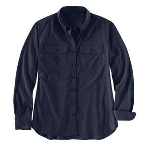 เสื้อเชิ้ตผ้าทวิลคอตตอนคุณภาพสูงสำหรับผู้หญิงไซส์ใหญ่ แขนยาว ระบายอากาศได้ดี สวมใส่สบายๆ  เสื้อคลุมผู้หญิงแบบสั่งทำ - Product Image 1