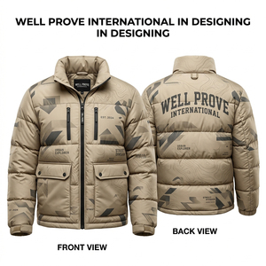 Chaqueta Acolchada de Poliéster/Nailon 300T, 180 GSM, Cálida, Transpirable, de Secado Rápido, para Invierno - Product Image 1