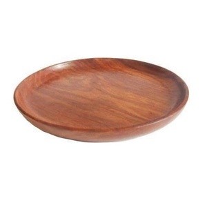 Hot Selling Wooden Serving <b>Plate</b> Handmade Polished Solid Minimalist Design Dining Table Food Serving Dishes & <b>Plates</b> - Product Image 3