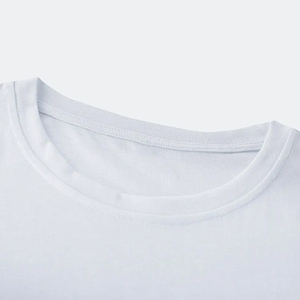 T-shirt Homme Personnalisé 100% Coton Décontracté Uni Ajusté à Manches Courtes avec Broderie Personnalisée et Motif Graphique Bloc de Couleurs – T-shirts Vierge - Product Image 5