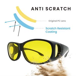 SU2104AOTG UV400 Protection <b>Scratch</b> Resistant Sport Style Tint Change Sunglasses with PC Temples for Unisex - Product Image 5
