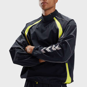 Chaqueta cortavientos ligera de invierno para hombre, personalizada, con cremallera completa, para correr, de poliéster transpirable. - Product Image 6