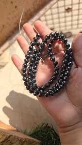 ลูกปัดเพชรโมอิสซาไนต์สีดำขนาด 6.50 มม. 20 นิ้ว เจียระไนแบบ AAA สำหรับทำเครื่องประดับ - Product Image 5