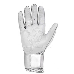Guantes de Béisbol de Cuero de Alta Calidad, Personalizados con Impresión y Costuras, Correa de Muñeca Ajustable, Servicio OEM Personalizado - Product Image 3