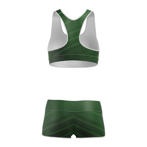 Conjunto Deportivo Ecológico para Mujer, Talla Grande, Sujetador Deportivo y Pantalones Cortos, Material Reciclado, Ropa Deportiva para Yoga, Fitness y Gimnasio - Product Image 3