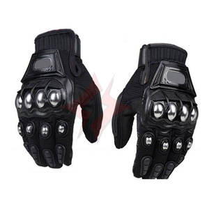 Guantes de Motocicleta Deportivos Unisex de Alta Calidad, Personalizados, de Cuero con Recubrimiento de Poliuretano, Diseño Antideslizante de Dedos Completos - Product Image 4