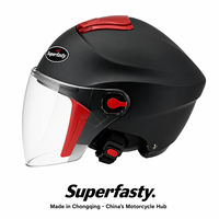 Casque Moto Ouvert Ultra PP Personnalisé avec Double Visière et Fermeture Rapide pour les Passionnés de Week-end - Vente en Gros