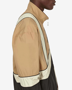 ชุดวอร์มกันลมผู้ชายแบบมีซิปครึ่งตัว คอตั้ง น้ำหนักเบา แฟชั่นสปอร์ตแวร์ลำลอง สำหรับวิ่งและออกกำลังกาย - Product Image 2