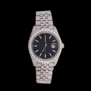 Most Selling Durable Moissanite <b>Diamond</b> Quartz <b>Watch</b> Men Luminous Hands Waterproof Stainless Steel <b>Watch</b> Available For Sale - Product Image 6