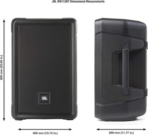 Haut-parleur PA professionnel IRX112BT, enceinte portable avec Bluetooth, woofer de 10 pouces, 1300 watts, DJ mobile, musiciens - Product Image 3