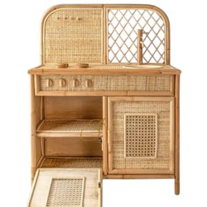 Cocinita Infantil Lumier Rattan Small Sprouts para Niños de 2 a 4 Años, Material de Bambú, Diseño Unisex - Product Image 4