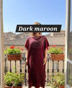Robe longue en dentelle verte Mehndi, kaftan à manches longues, robe longue jusqu'au sol pour femmes - Product Image 5
