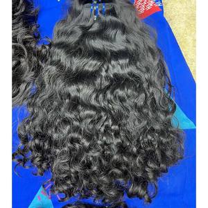 Paquetes de trama de doble dibujado Super doble Paquetes de trama ondulada Paquetes de cabello súper ondulado natural Marrón Doble dibujado - Product Image 3