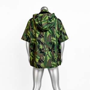 Women's Waterproof Spandex/Polyester Short Sleeve Print <b>Rain</b> <b>Poncho</b> with Drawstring Closure - Product Image 6
