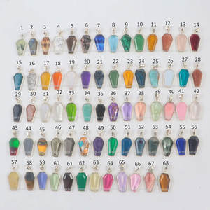 จี้รูปปีกประดับอัญมณีธรรมชาติสำหรับเด็กสไตล์วินเทจขายส่ง ชุบแพลตตินั่ม ตัวเรือนทองเหลืองประดับคริสตัล เครื่องประดับบำบัดรักษา - Product Image 3