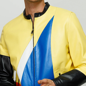 Chaqueta de Cuero para Hombre, Estilo Casual, Material Resistente, Color Sólido, Chaqueta de Invierno de Cuero para Hombre en Oferta - Product Image 3