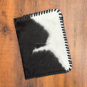 Carpeta de cartera de piel de vaca al por mayor para cubierta de cuaderno de composición de documentos A4 organizador de trabajo de negocios de cuero genuino - Product Image 2
