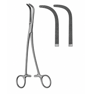 Pinzas de Disección Grises de 220 mm |   Instrumentos de Acero Inoxidable de Primera Calidad - Product Image 1