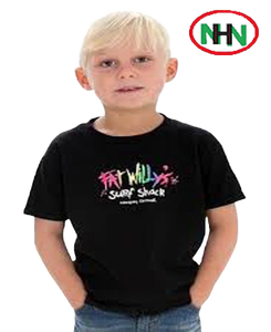 T-shirts et Polos d'été personnalisés pour garçons, col rond, tricotés, décontractés, à épaules tombantes, manches imprimées, 100% coton, coupe oversize, séchage rapide - Product Image 2