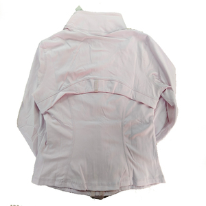 Wholesale Custom Logo Slim Fit <b>Workout</b> <b>Jacket</b> Ladies High Neck Zip Front Long Sleeve Athleisure Yoga Training Sport Top - Product Image 4