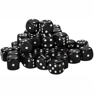 Dés en résine jaunes à 6 faces personnalisés en usine, dés en résine de taille standard à coins arrondis pour jeux de société, vente en gros - Product Image 4