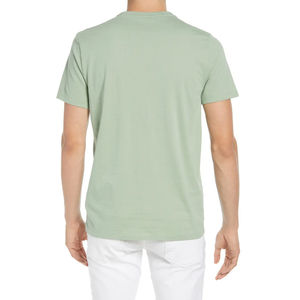 Camisetas de algodón grueso de 220 g/m² con logo personalizado, modelo 2026, camisetas extragrandes lisas a precio económico y servicio OEM - Product Image 2