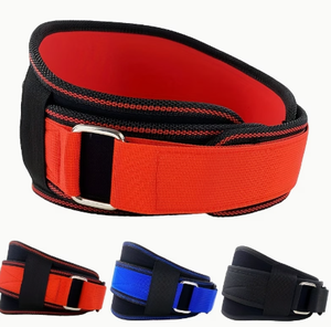 PROFIT SPORT Adjustable Leather Gym Weightlifting <b>Belt</b> Double Buckle Design <b>Studded</b> Strap for Waist Support Power Fitness - Product Image 1