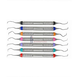 Meilleures ventes : Kit d'instruments dentaires parodontaux Gracey de haute qualité, 7 pièces, compatible Hu FIEDY, curettes Gracey à manche creux - Product Image 3
