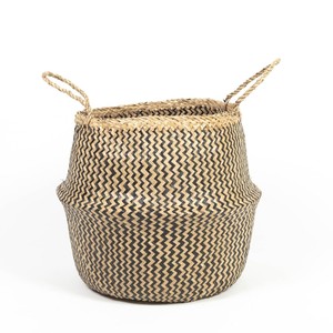 Panier pliable de rangement pour chambre à coucher fait à la main à partir d'herbiers de mer bon choix paniers d'herbe de mer - Product Image 1