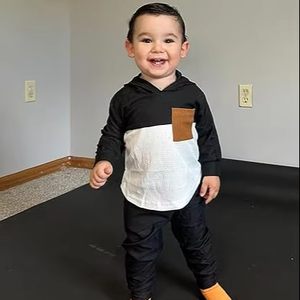 Conjunto de Verano para Niños, Camiseta con Estampado Gráfico y Pantalones Cortos, Ropa Casual para Niños y Niñas, Estilo Urbano - Product Image 1