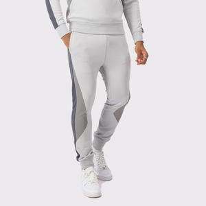 Conjunto de chándal para hombre con cuello alto y bolsillos frontales, chándal con logo personalizado para actividades casuales y deportivas - Product Image 6