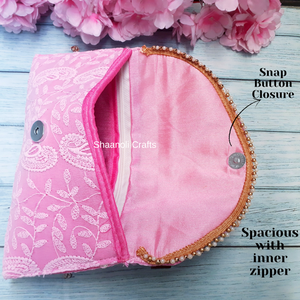 Indian Handcrafted Chikankari <b>Money</b> Envelopes Shagun Envelopes Mobiles Ethnic Pouches Return Gift for <b>Wedding</b> Favor - Product Image 6