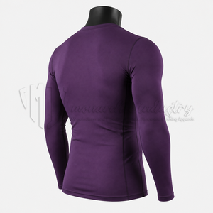 Camiseta de Compresión de Manga Larga Unisex Personalizada, Ajustada, Transpirable, de Secado Rápido, Ecológica, para Deportes - Product Image 4