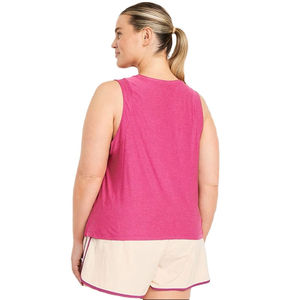 Camiseta sin Mangas para Mujer, Textura Cómoda, Informal, Verano, Mezcla de Algodón Premium, Corte Holgado, Suave, a la Moda - Product Image 3