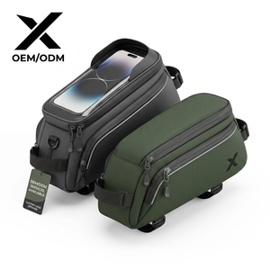 X 2L Waterproof Bicycle Top Tube Bag Phone Holder | OEM/ODM Custom Logo Aerodynamic Gravel Road Bike - Product Image 1