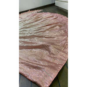 Lehenga Choli de Diseñador FB en Rosa, Talla M, para Fiestas, Ropa Tradicional China con Trabajo de Lentejuelas - Product Image 3