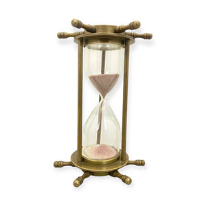 Reloj de arena de cristal ST12 de 6 pulgadas (5 minutos) - Diseño elegante - Product Image 1