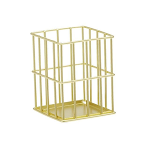 Porte-stylo en métal au design animalier, forme personnalisée, finition dorée, support élégant pour stylos et crayons, organisateur de bureau - Product Image 2