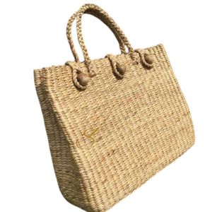 Handwoven Water Hyacinth Beach Tote <b>Bag</b>: Large <b>Summer</b> <b>Straw</b> <b>Bag</b> - Product Image 3
